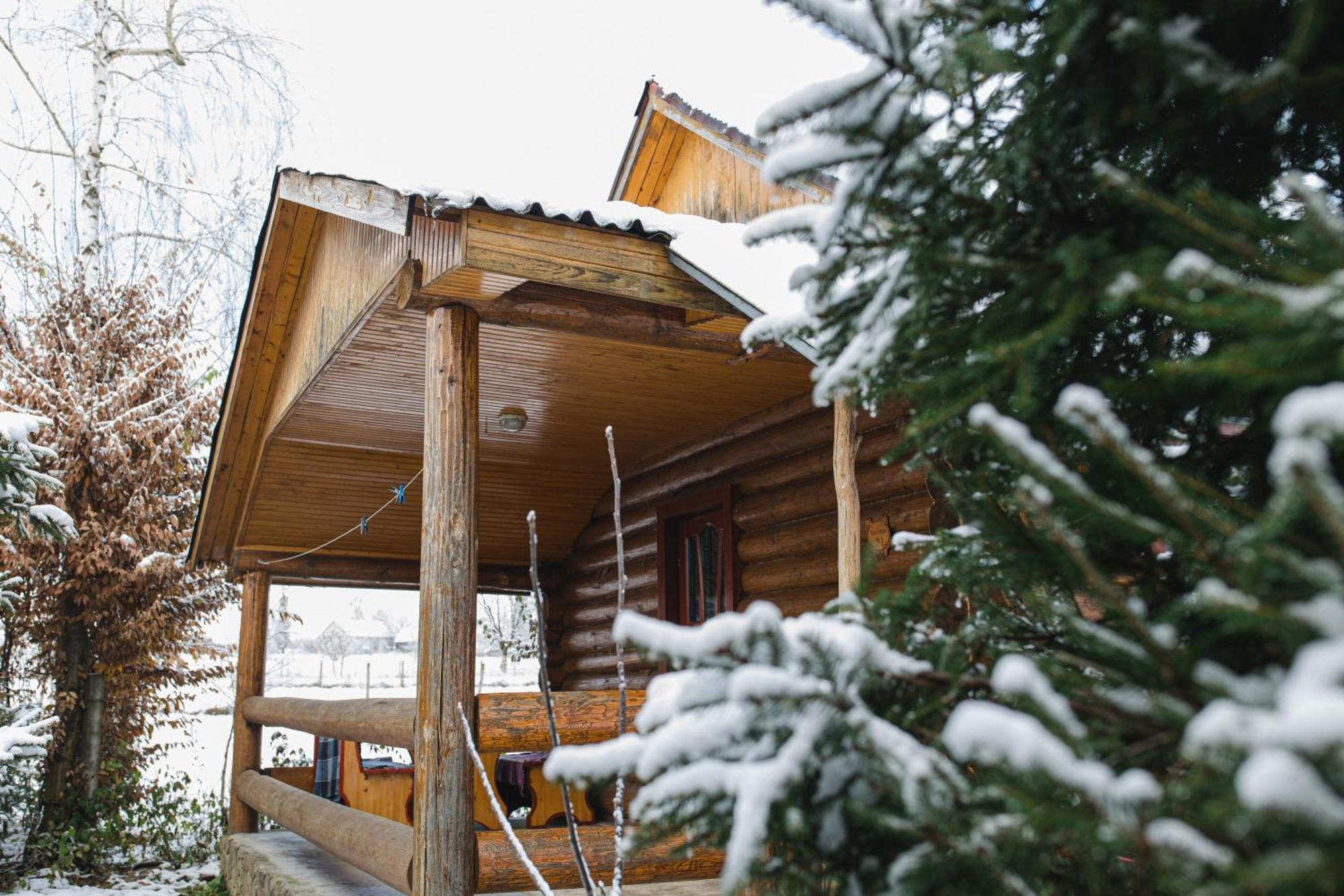 Kolyba Opryshkiv Hotell Nizhneye Selishche Rum bild